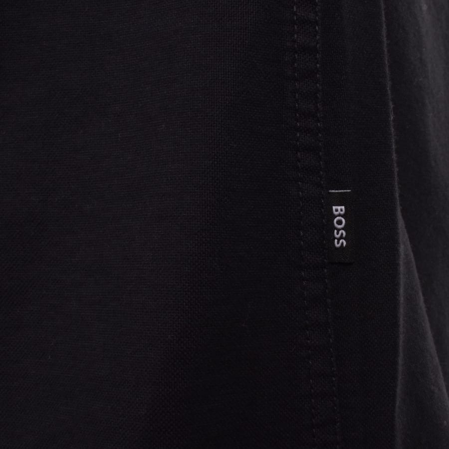 Image number 4 for BOSS H Roan Slim Fit Shirt Dark Blue