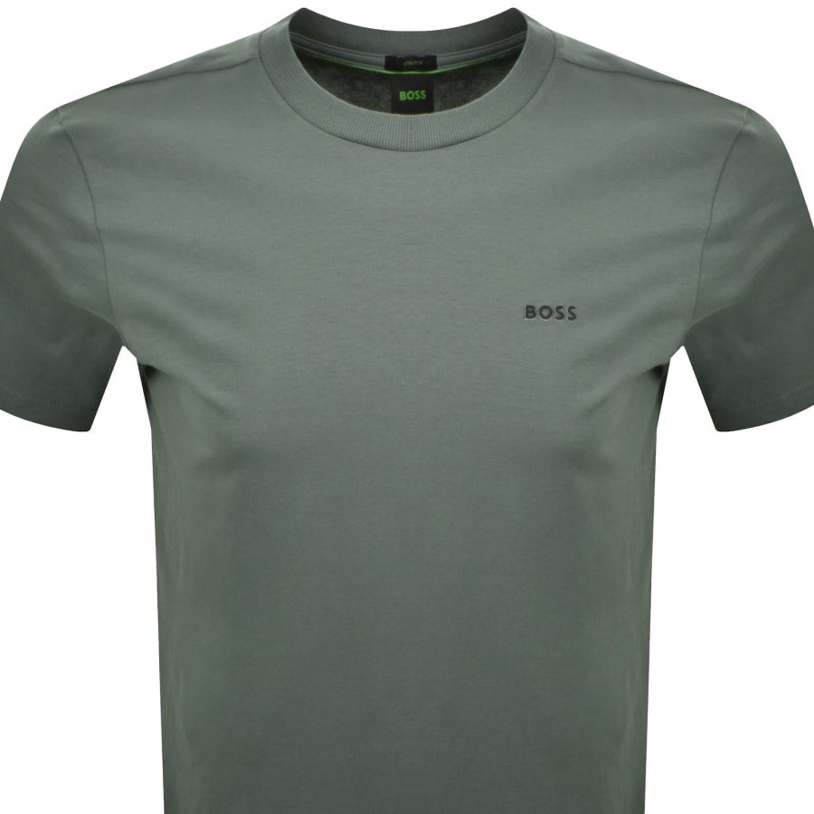 Image number 2 for BOSS Tee T Shirt Green