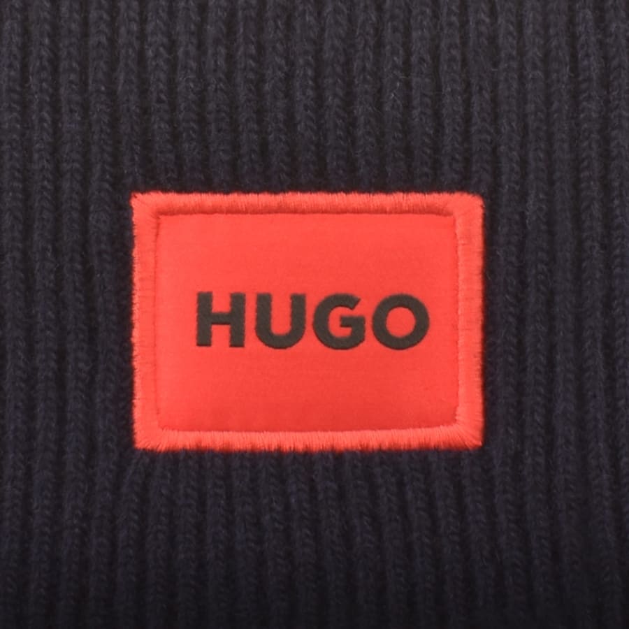 Image number 3 for HUGO Xaff 6 Beanie Hat Navy