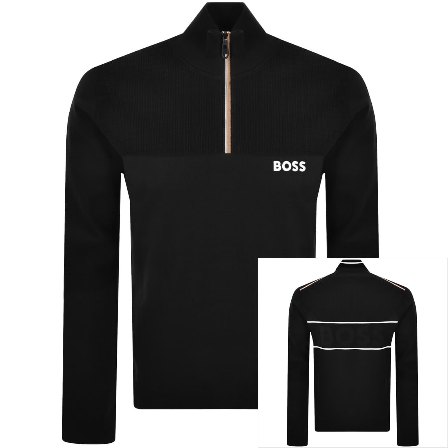 Image number 1 for BOSS K Hydro QZ Sweatshirt Black