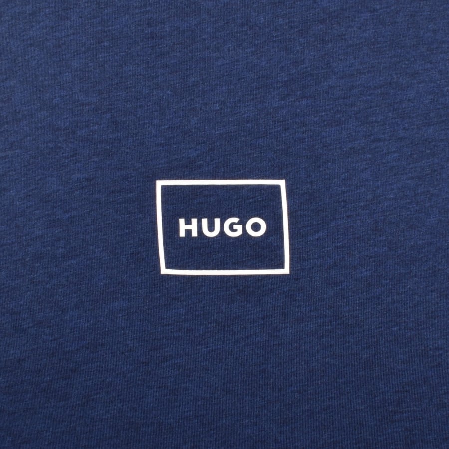 Image number 3 for HUGO Laze Long Sleeve T Shirt Blue