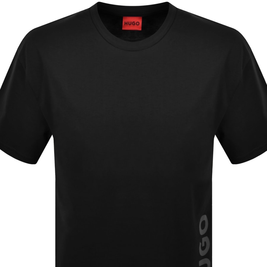 Image number 3 for HUGO Relaxed Sun Protected T Shirt Black