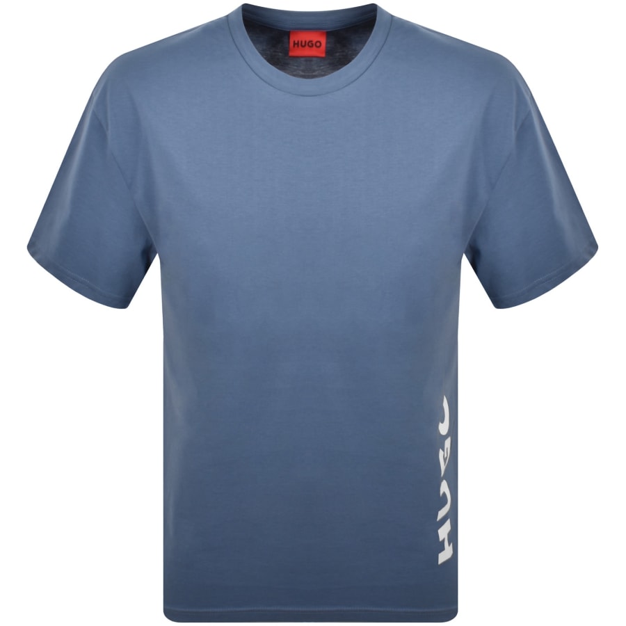 Image number 2 for HUGO Relaxed Sun Protected T Shirt Blue