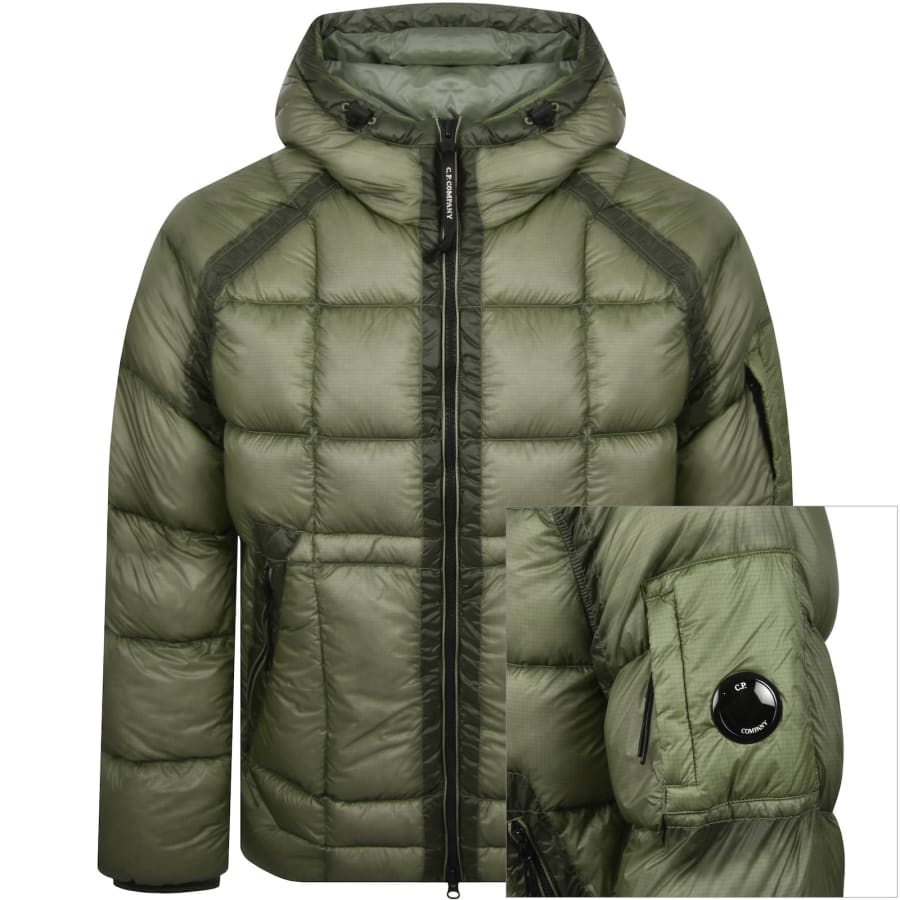 Image number 1 for CP Company DD Shell Jacket Green