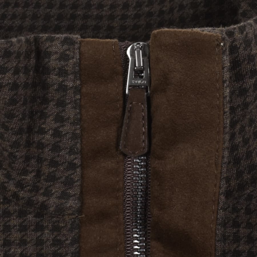 Image number 4 for Ralph Lauren Quarter Zip Sweatshirt Brown