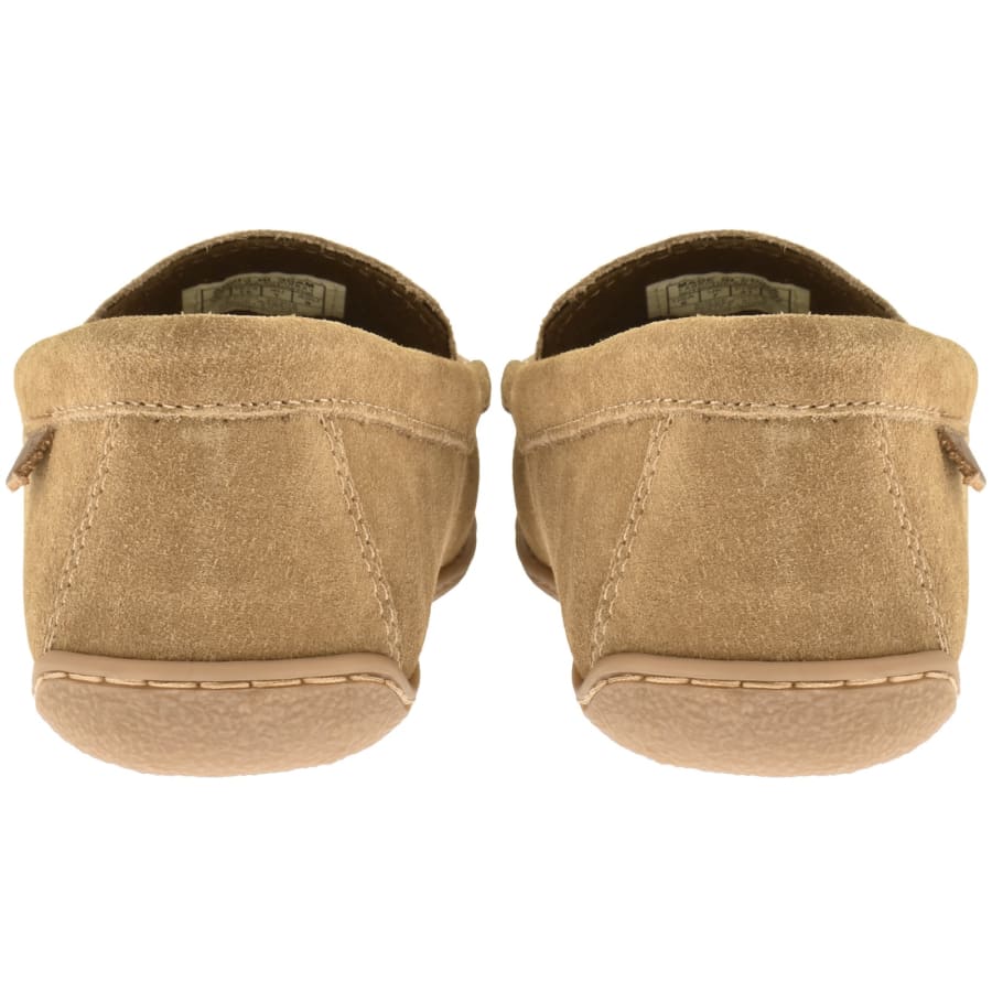 Image number 3 for Ralph Lauren Brenan Slippers Natural Brown