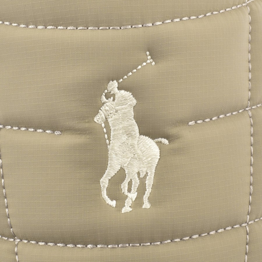 Image number 4 for Ralph Lauren Reade Scuff Slippers Beige