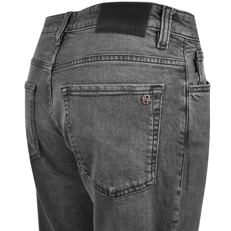 Image number 4 for BOSS Re Maine Regular Fit Jeans Grey