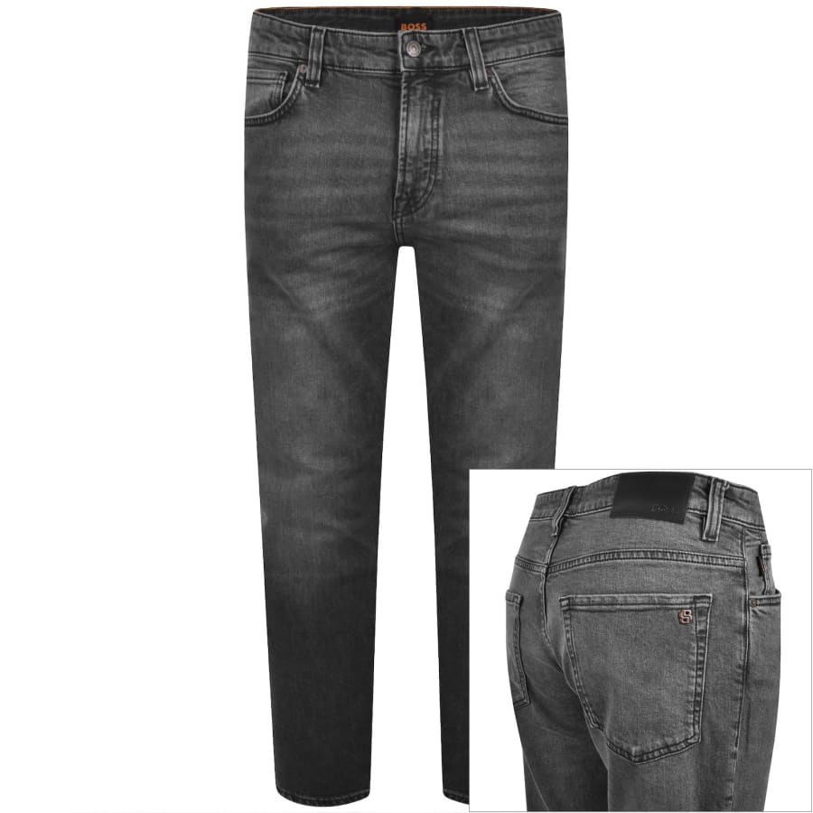Image number 1 for BOSS Re Maine Regular Fit Jeans Grey