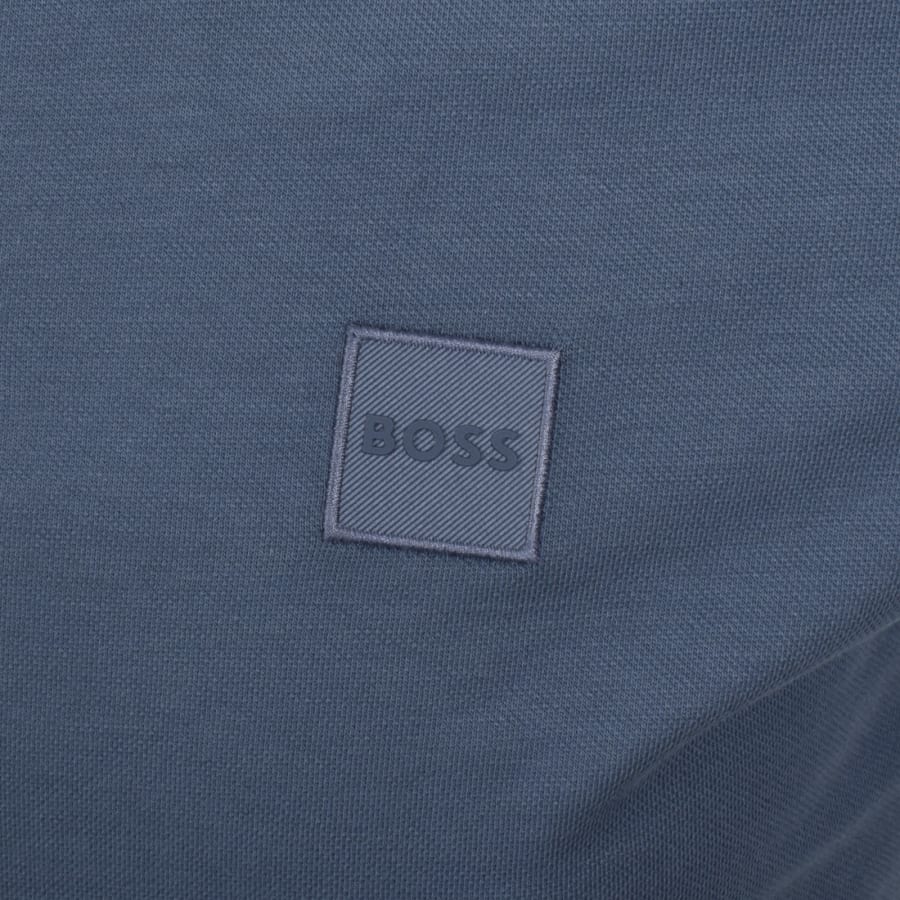 Image number 3 for BOSS Passertip Polo T Shirt Blue