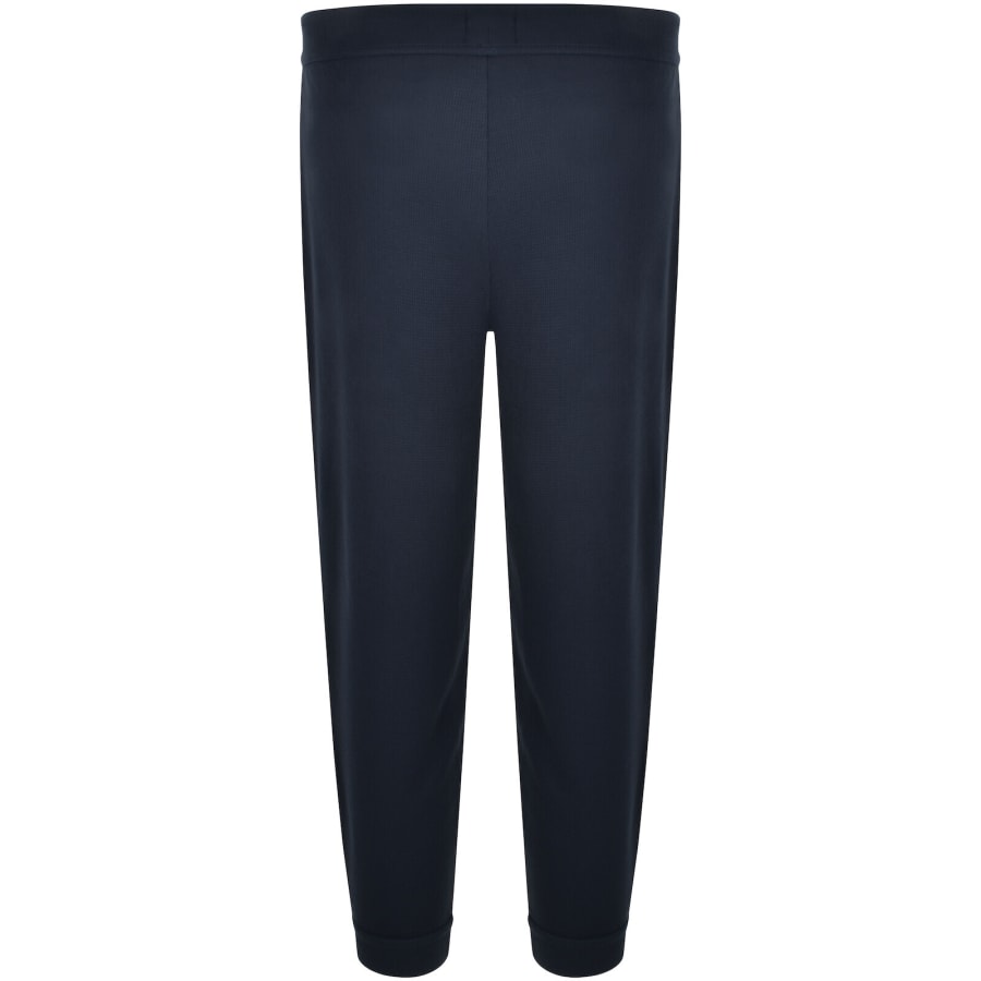 Image number 2 for BOSS Waffle Cuff Joggers Navy