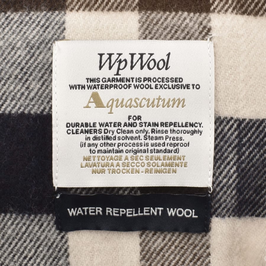 Image number 3 for Aquascutum Club Check Scarf Beige