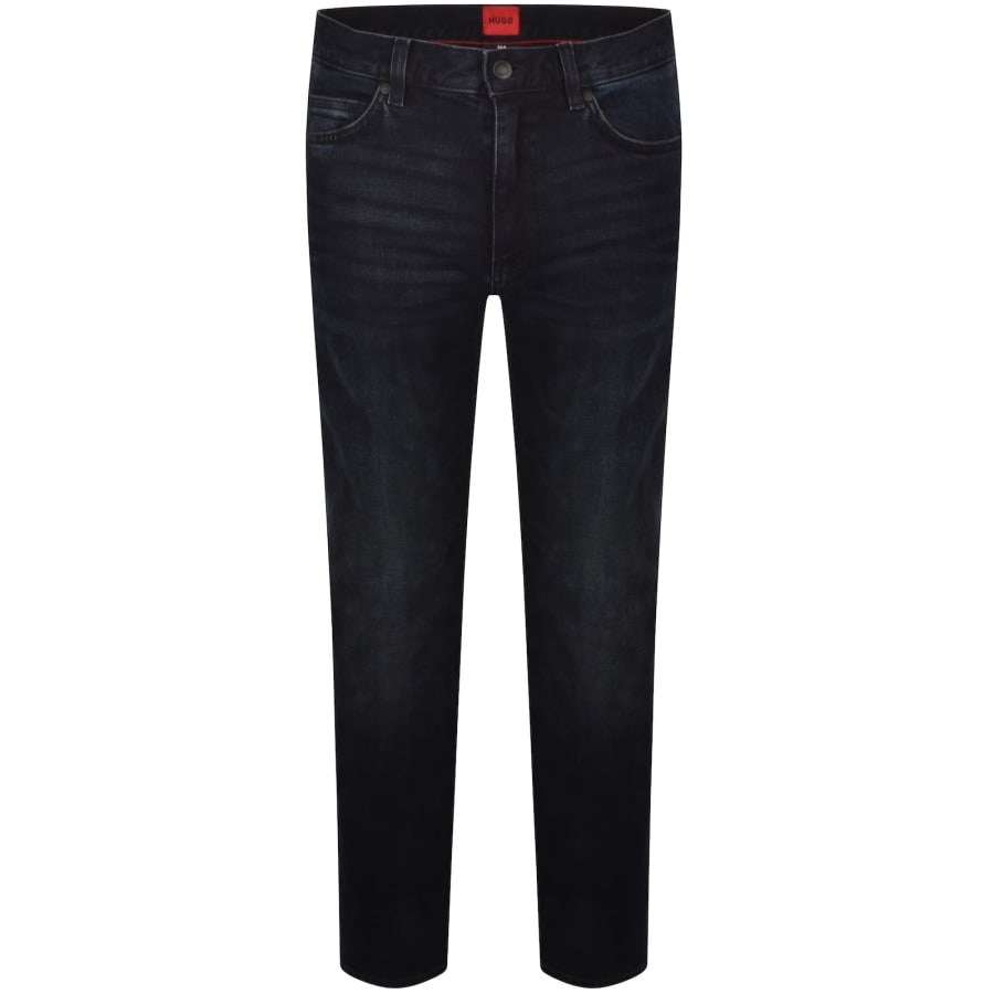 Image number 2 for HUGO 708 Slim Fit Jeans Navy
