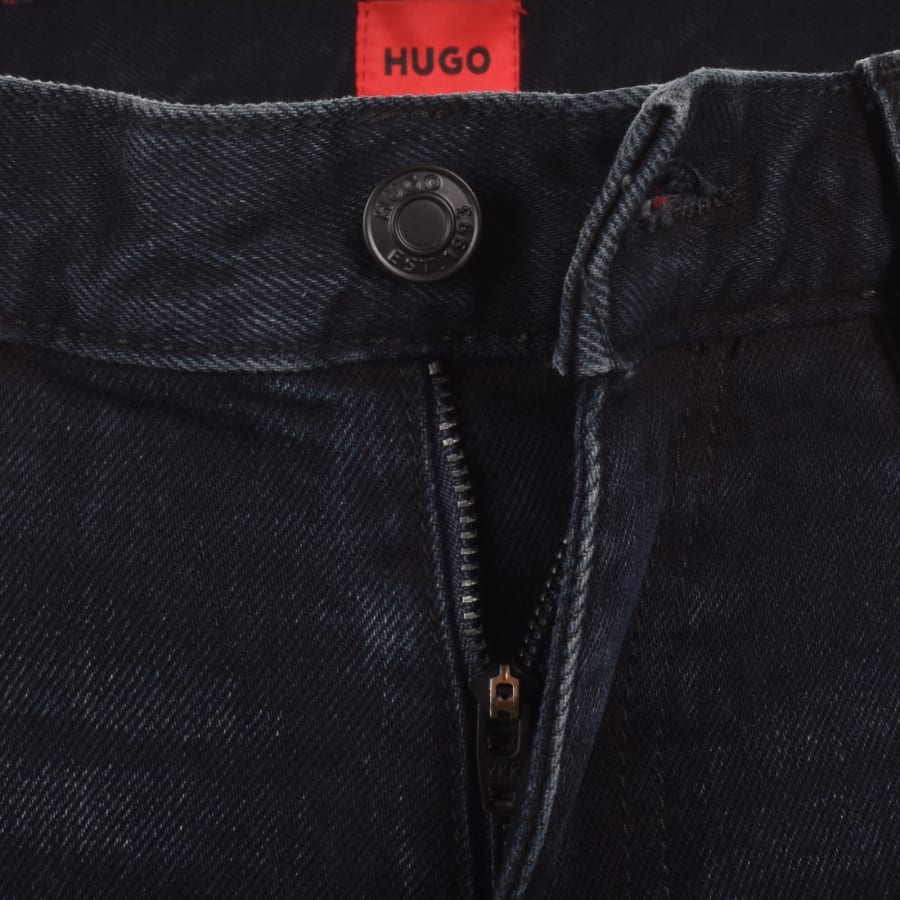 Image number 5 for HUGO 708 Slim Fit Jeans Navy