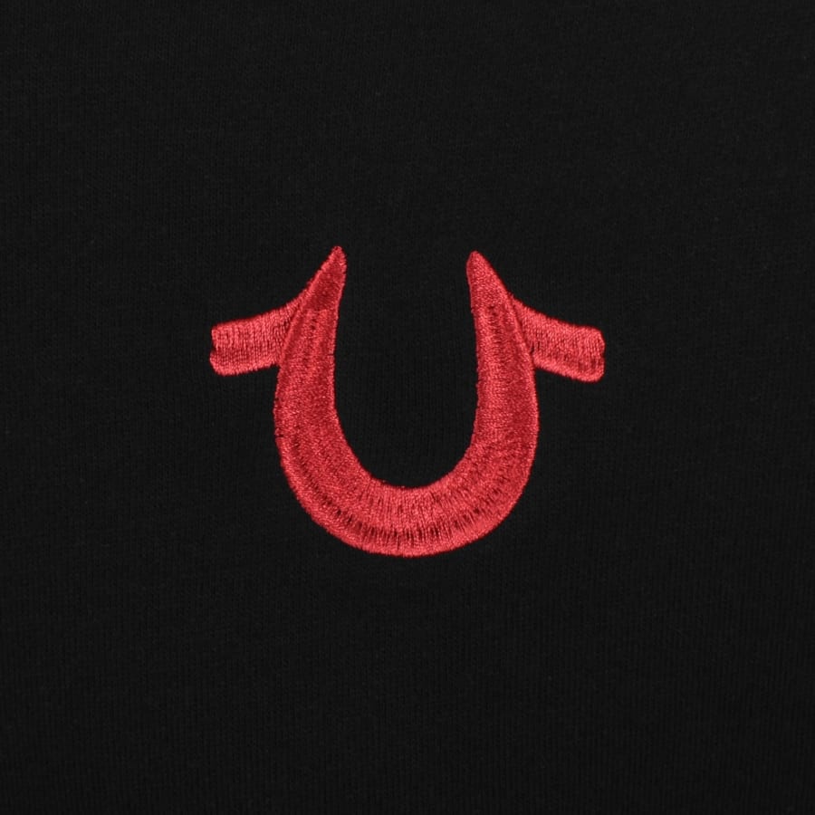 Image number 4 for True Religion Box Hoodie Black