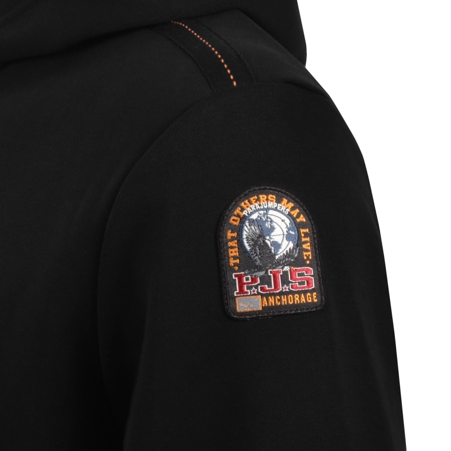 Image number 4 for Parajumpers Everest Hoodie Black