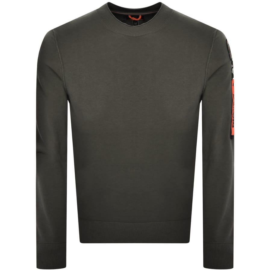 Image number 2 for Parajumpers Basic Braw Jumper Green