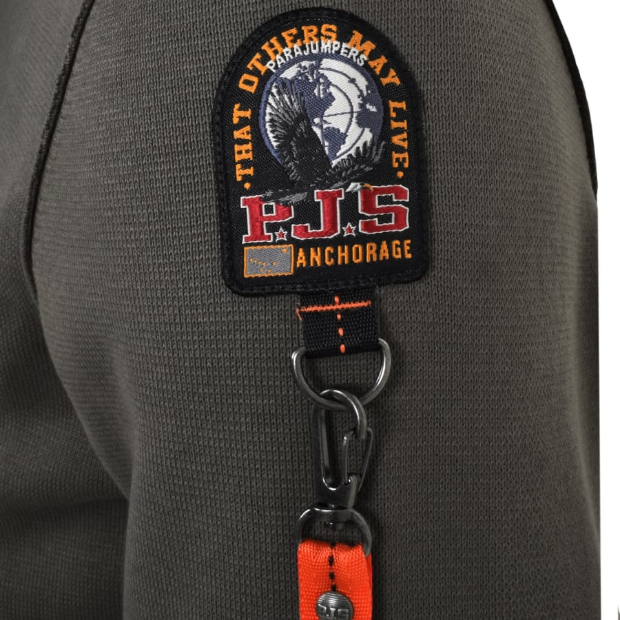 Image number 4 for Parajumpers Basic Braw Jumper Green