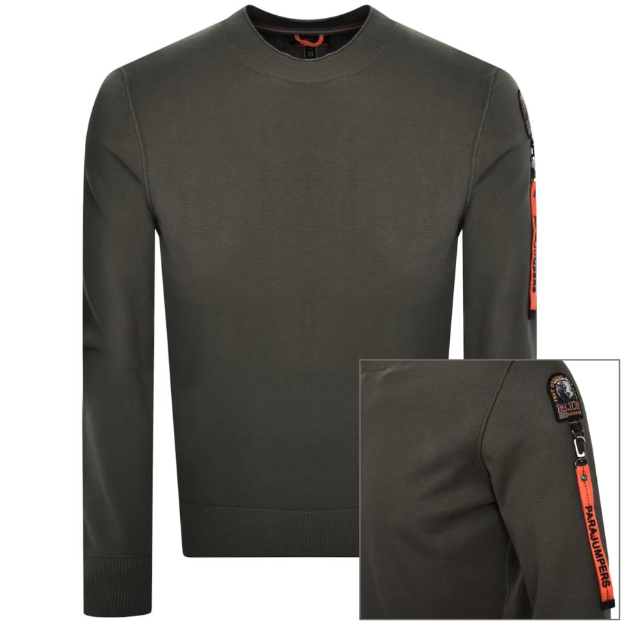 Image number 1 for Parajumpers Basic Braw Jumper Green