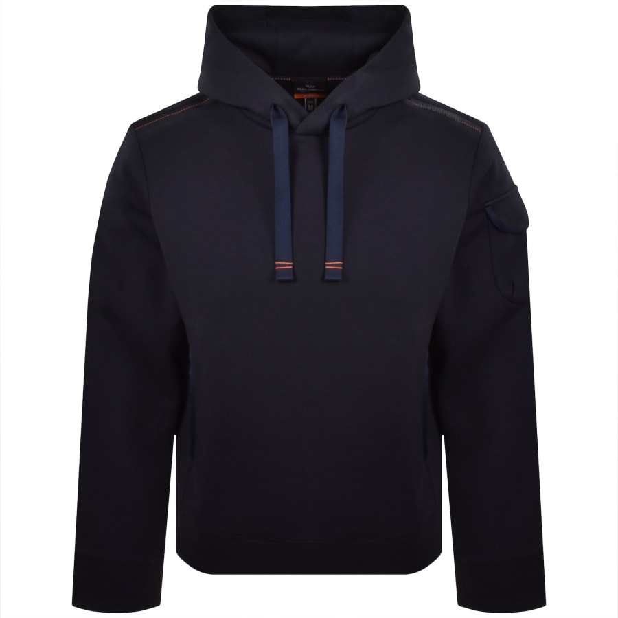 Image number 2 for Parajumpers Ike Hoodie Blue Navy