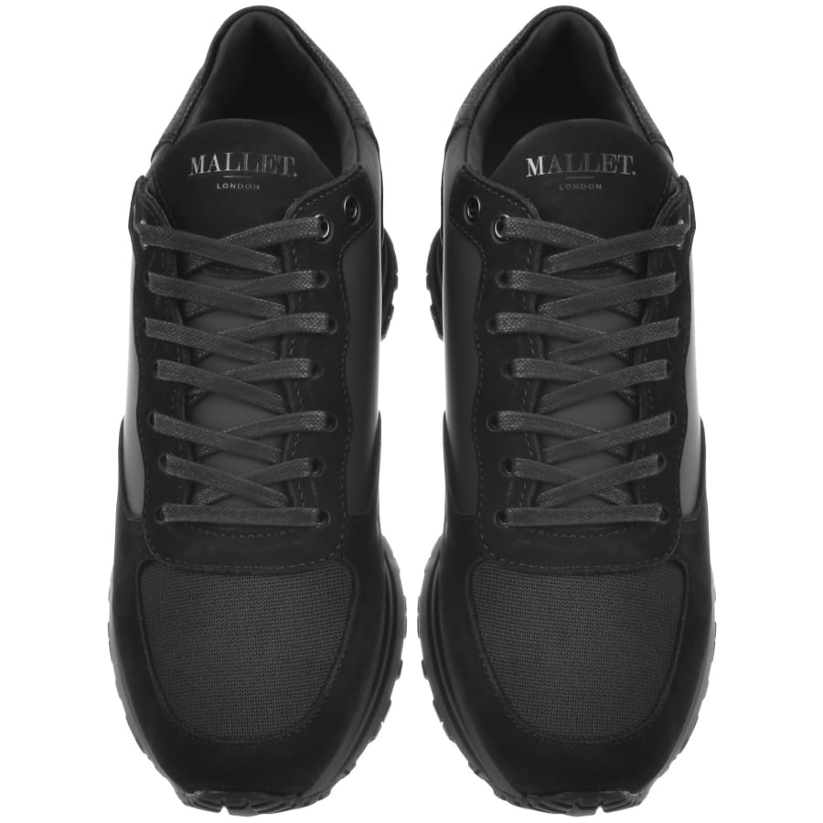 Image number 3 for Mallet Popham Luxe Trainers Black