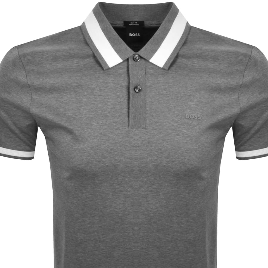 Image number 2 for BOSS H Phillipson 200 Polo T Shirt Grey