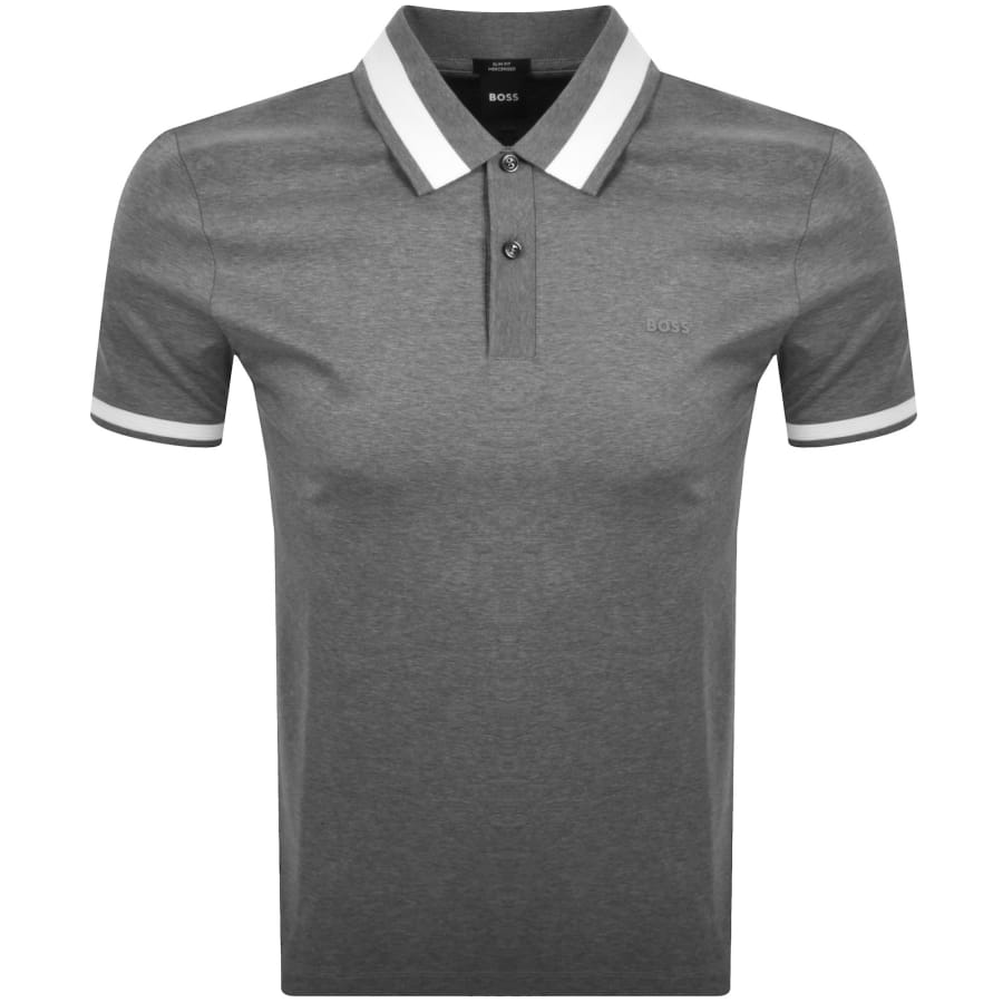 Image number 1 for BOSS H Phillipson 200 Polo T Shirt Grey