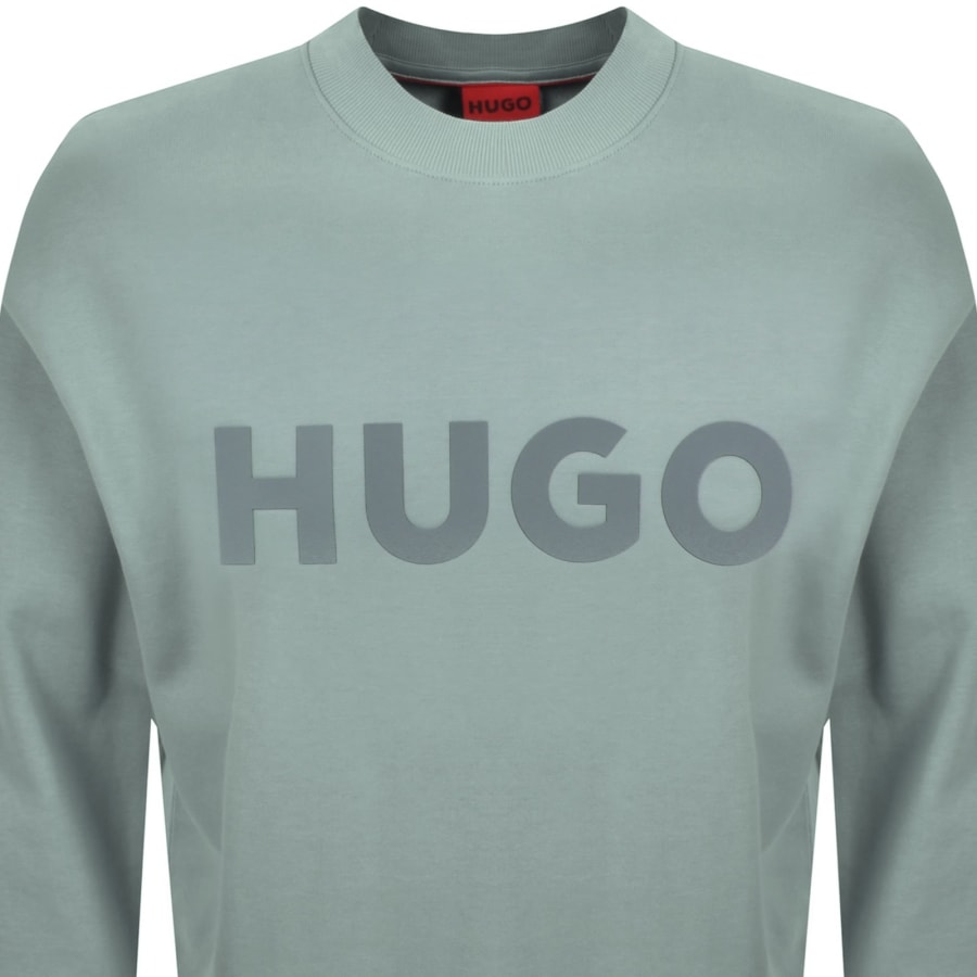 Image number 2 for HUGO Dinex Sweatshirt Pastel Green