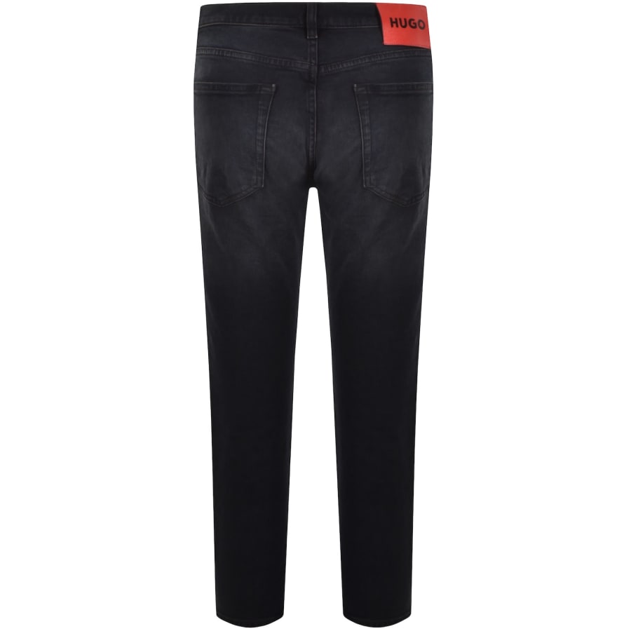 Image number 3 for HUGO 734 Extra Slim Jeans Dark Wash Blue