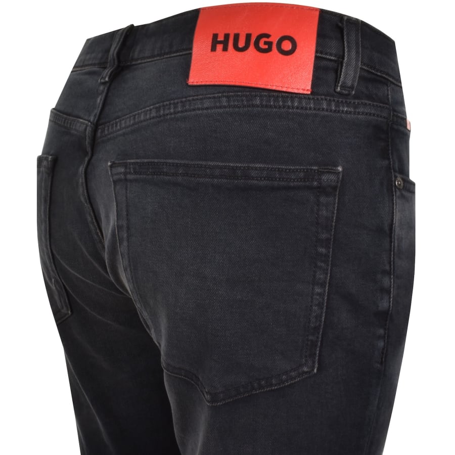Image number 4 for HUGO 734 Extra Slim Jeans Dark Wash Blue