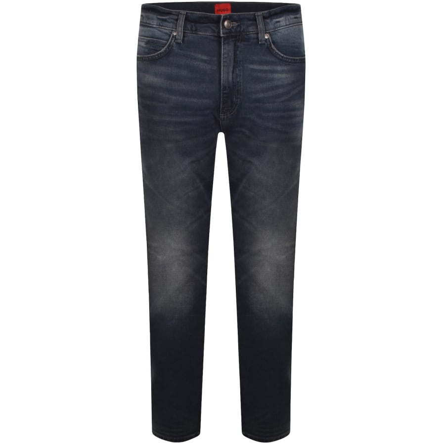 Image number 2 for HUGO 708 Slim Jeans Mid Wash Blue
