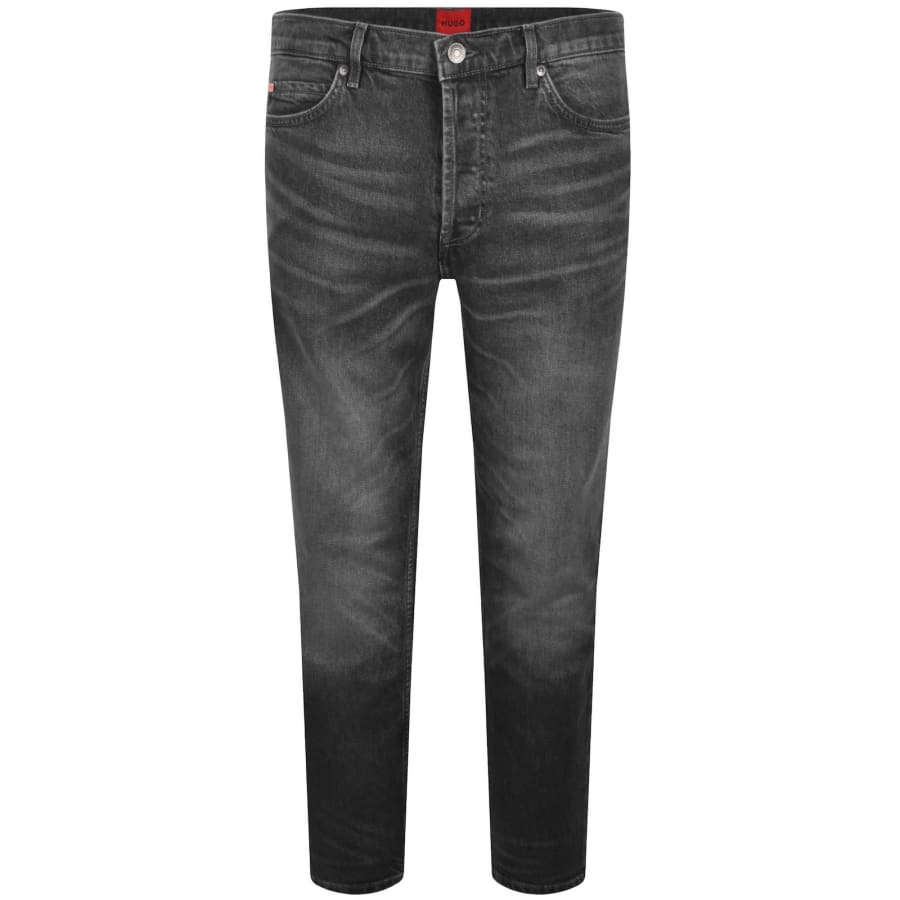 Image number 2 for HUGO 634 Tapered Fit Jeans Grey