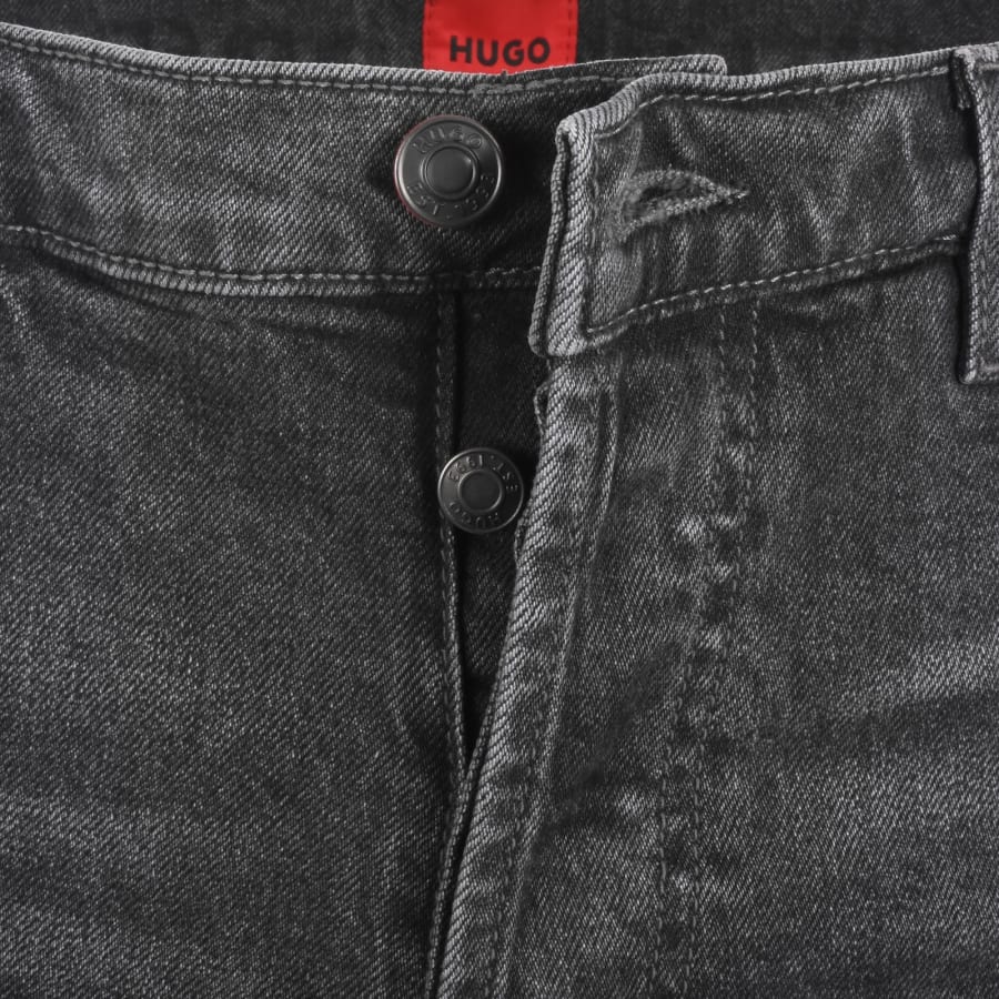 Image number 5 for HUGO 634 Tapered Fit Jeans Grey