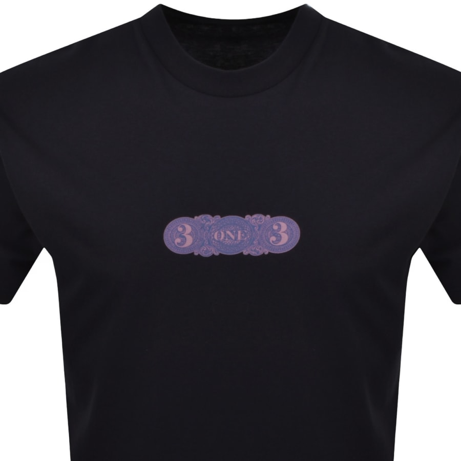 Image number 3 for Carhartt WIP 3 One 3 T Shirt Navy