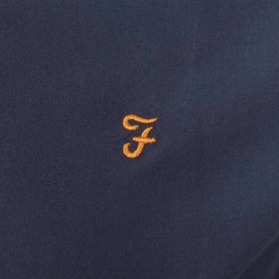 Image number 3 for Farah Brewer Long Sleeve Shirt Blue