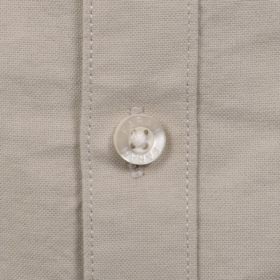 Image number 4 for Farah Brewer Long Sleeve Shirt Beige