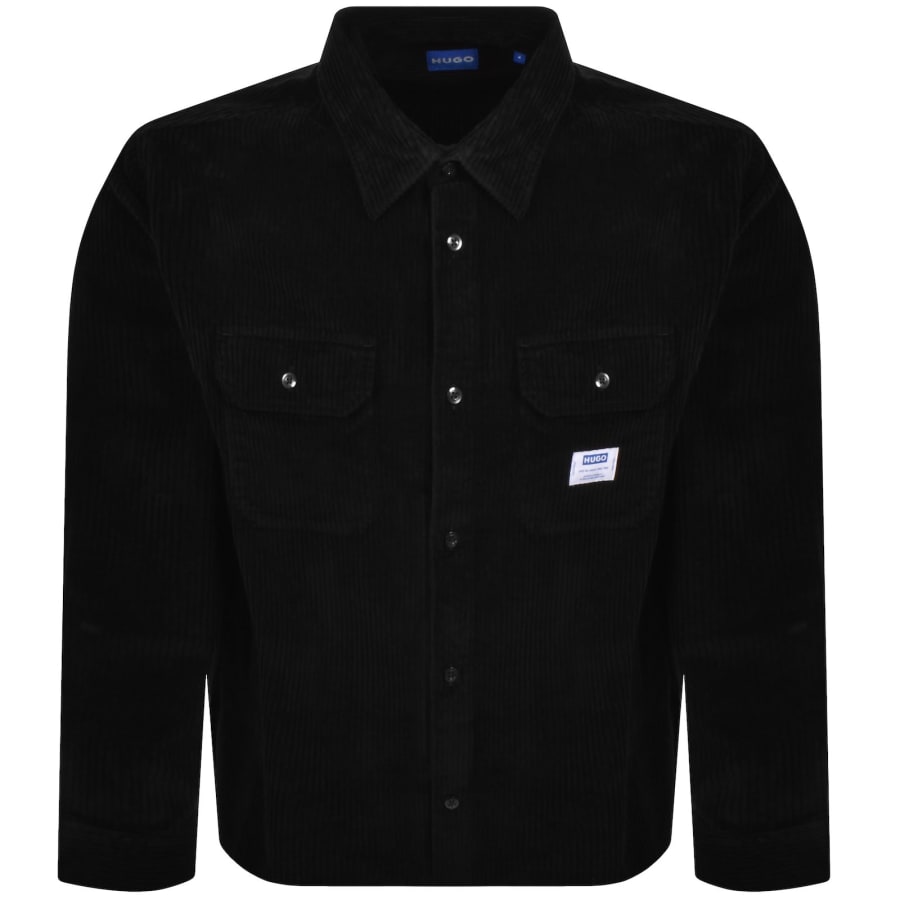 Image number 1 for HUGO Blue Ekynone Oversized Shirt Black