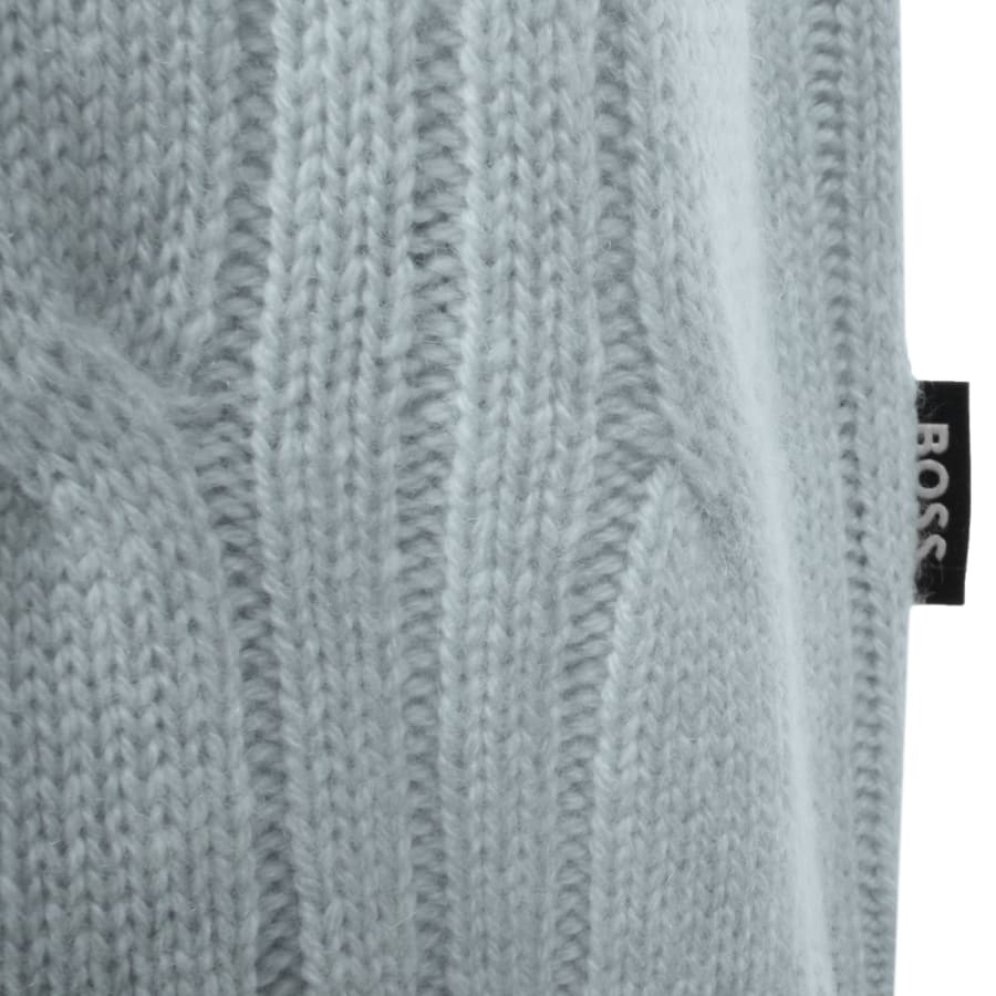 Image number 3 for BOSS Hetico Knit Jumper Blue
