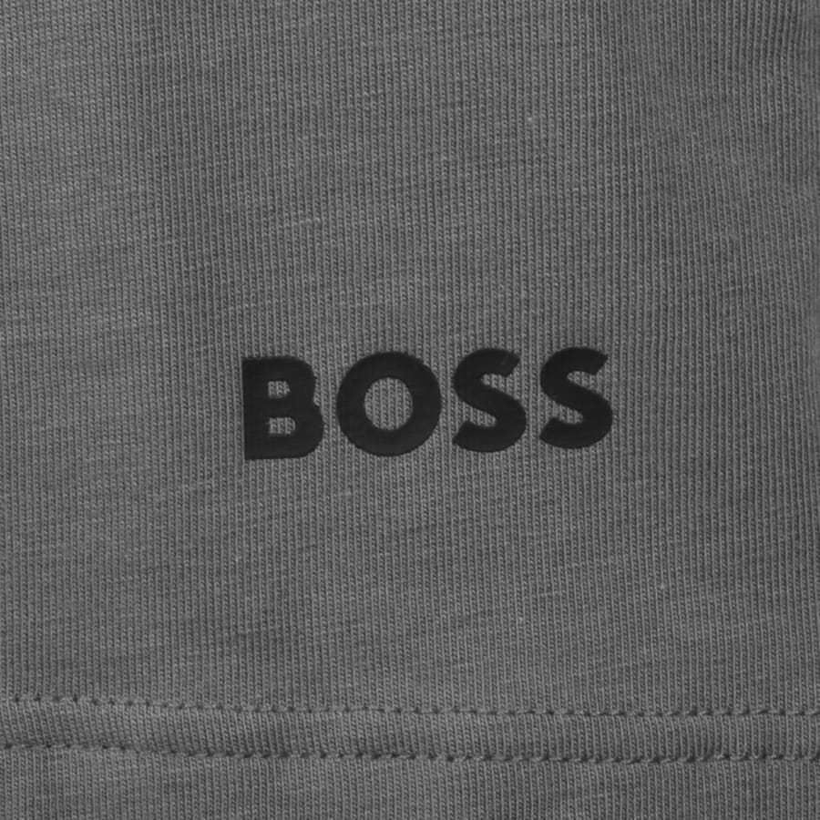 Image number 4 for BOSS Unique Jersey Shorts Grey