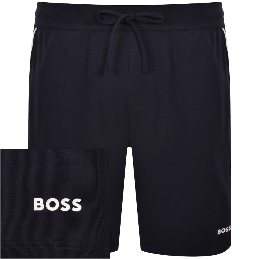 Image number 1 for BOSS Unique Jersey Shorts Navy