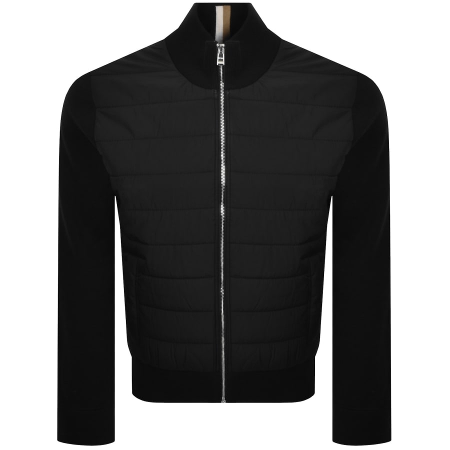 Image number 2 for BOSS Hernesto Hybrid Jacket Black