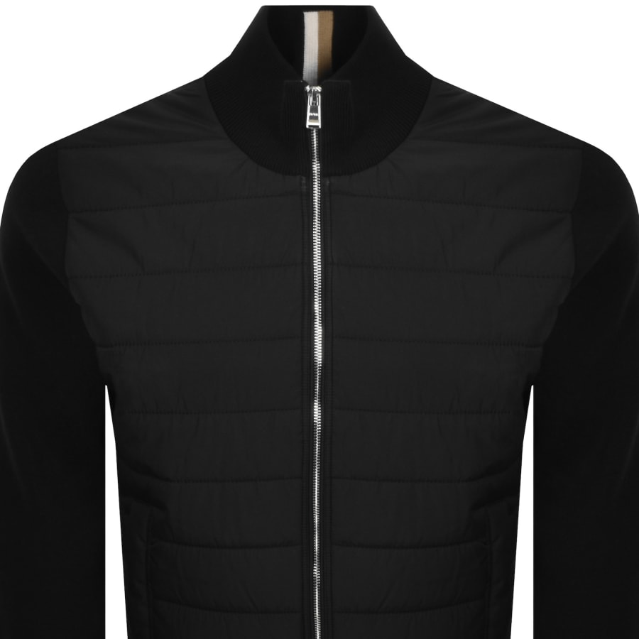 Image number 3 for BOSS Hernesto Hybrid Jacket Black