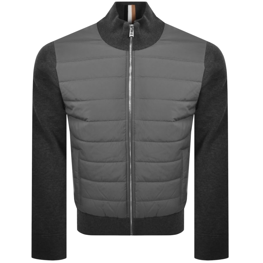 Image number 2 for BOSS Hernesto Hybrid Jacket Grey