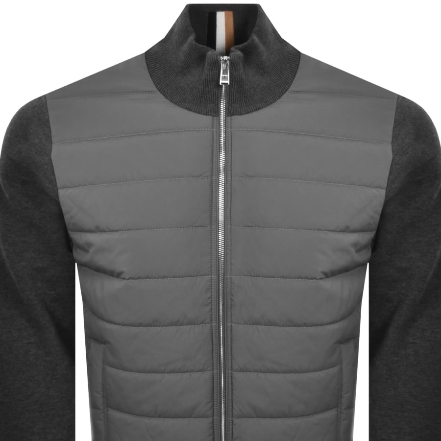 Image number 3 for BOSS Hernesto Hybrid Jacket Grey