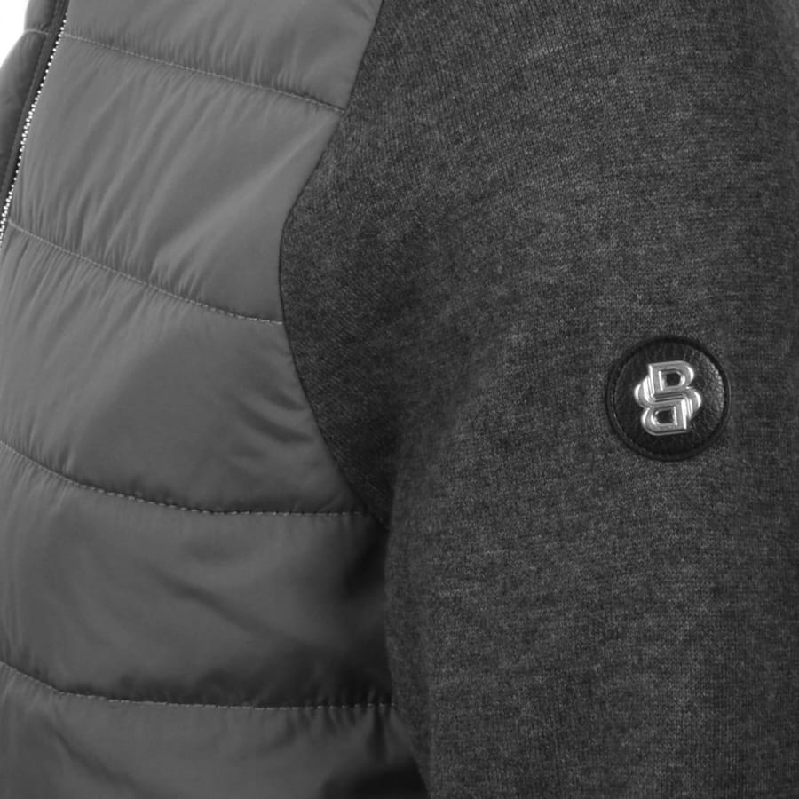 Image number 4 for BOSS Hernesto Hybrid Jacket Grey