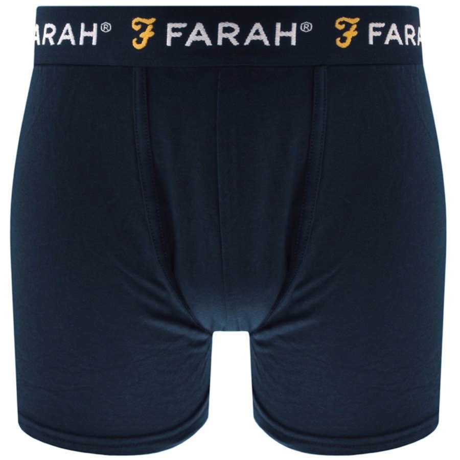 Image number 2 for Farah Aveleer 3 Pack Trunks Navy