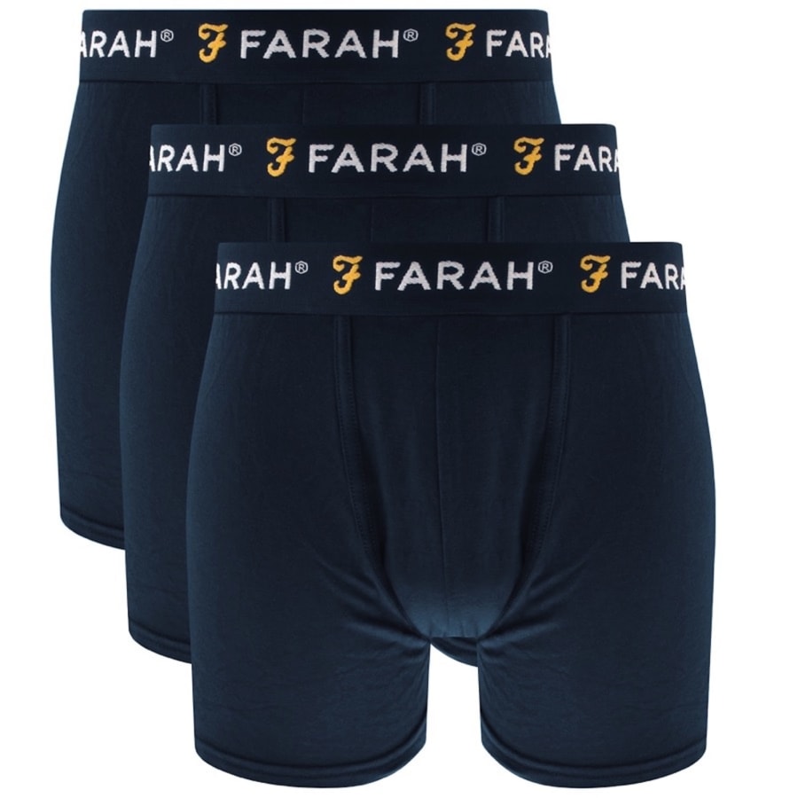 Image number 1 for Farah Aveleer 3 Pack Trunks Navy