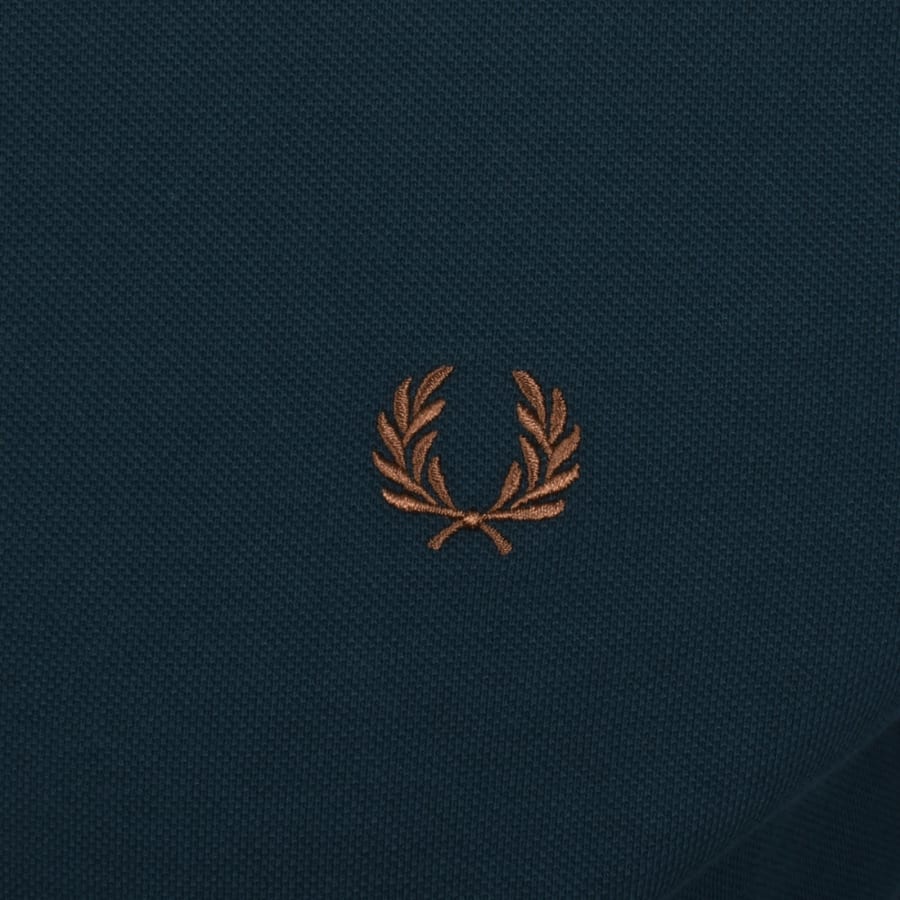 Image number 3 for Fred Perry Twin Tipped Polo T Shirt Blue