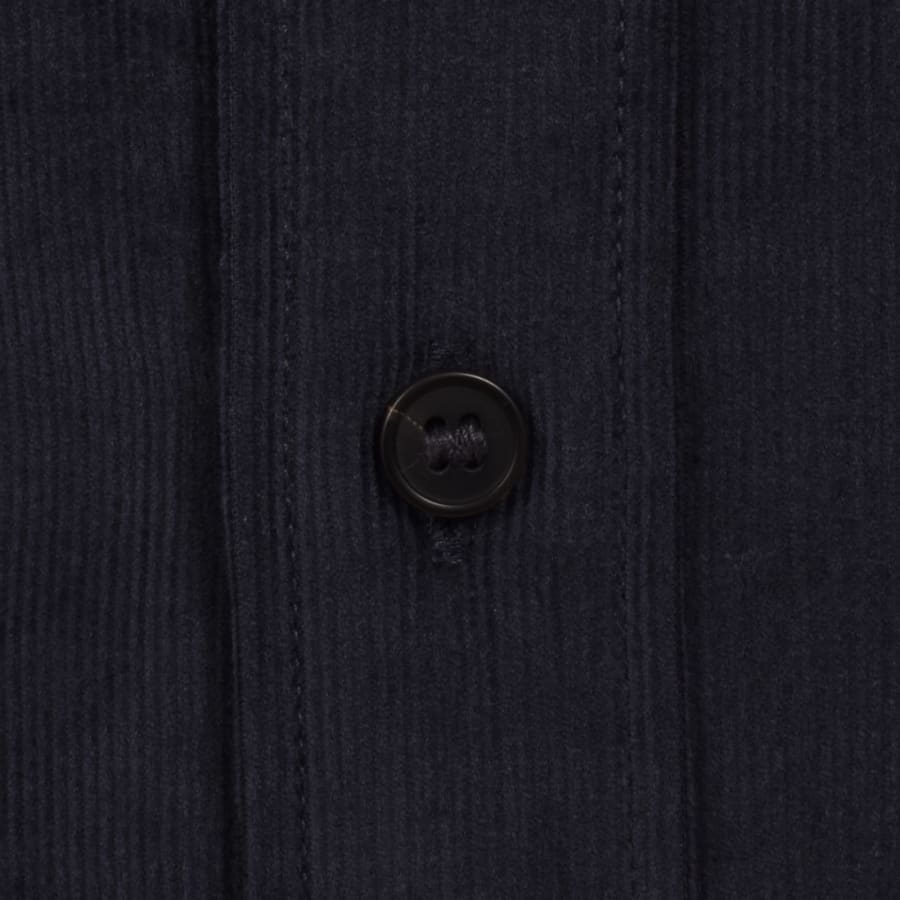 Image number 4 for Fred Perry Needle Corduroy Shirt Navy