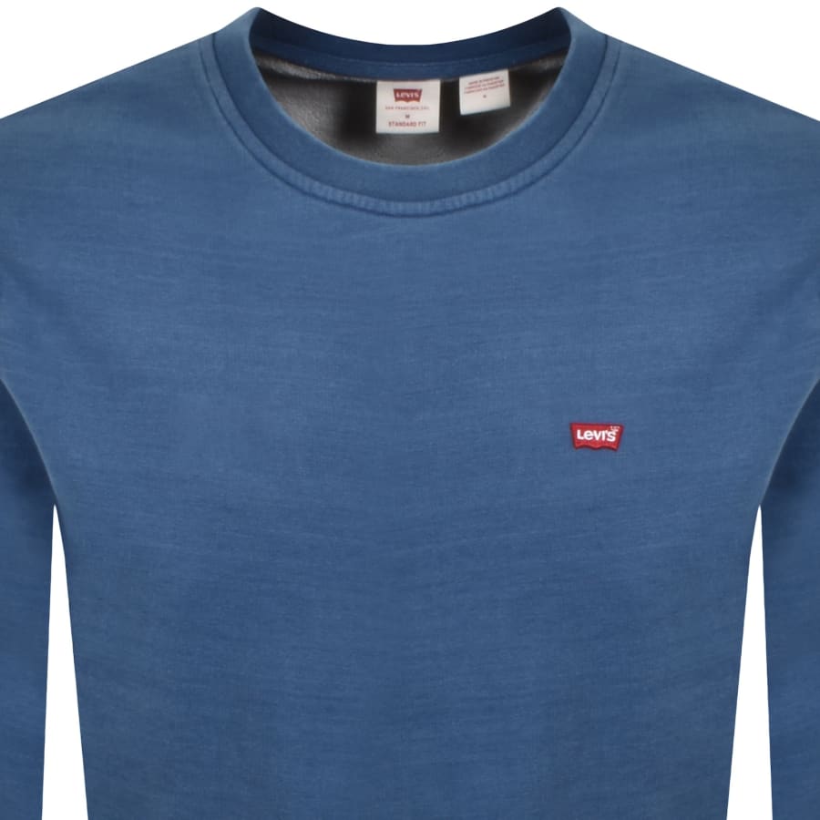 Image number 2 for Levis Original Crew Neck Sweatshirt Indigo